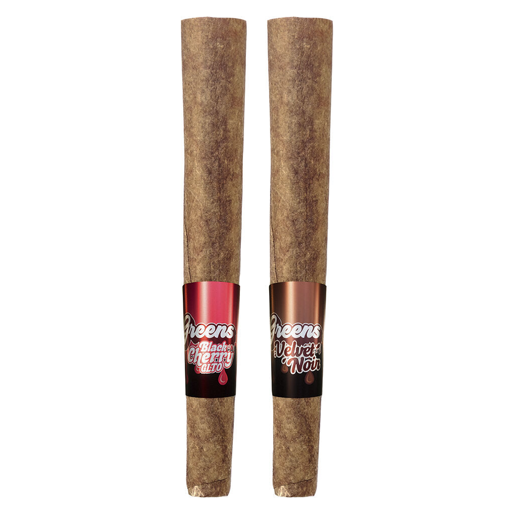 Sticky Greens - Black Cherry Glto + Velvet Noir Infused Blunts - 2G