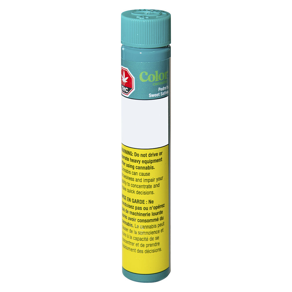 COLOR CANNABIS : PEDRO'S SWEET SATIVA PRE-ROLLS (2x.35g)