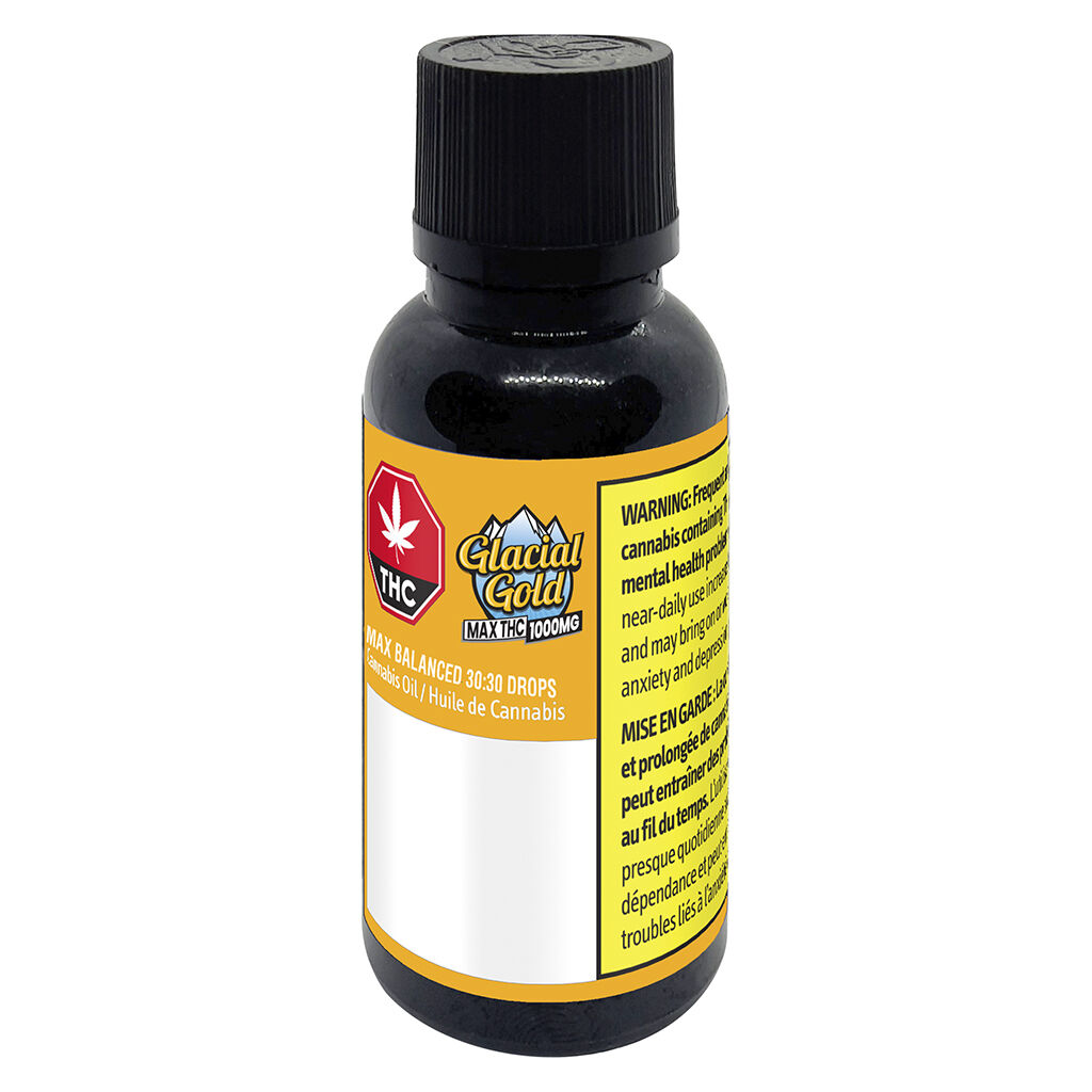Glacial Gold : Max Balanced 30:30 Drops (30ml)