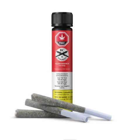 BC Doobies : Allen Wrench Pre-Rolls (3pk)