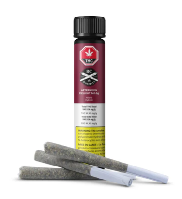 BC Doobies : Afternoon Delight Pre-Rolls (3x0.5g)