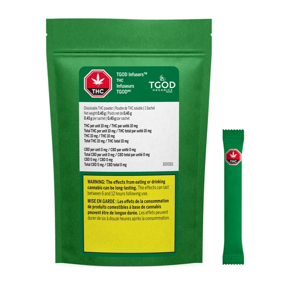 TGOD : DISSOLVABLE THC POWDER DRINK MIX (0.45g)
