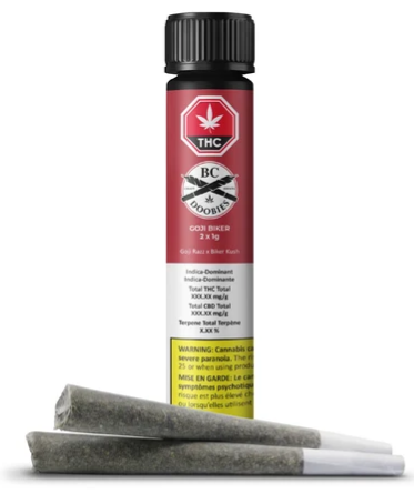 BC Doobies : Goji Biker Pre-Rolls (2pk)