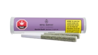 Royal Harvest Craft Cannabis : Korzie Kush Pre-Rolls (2x1g)