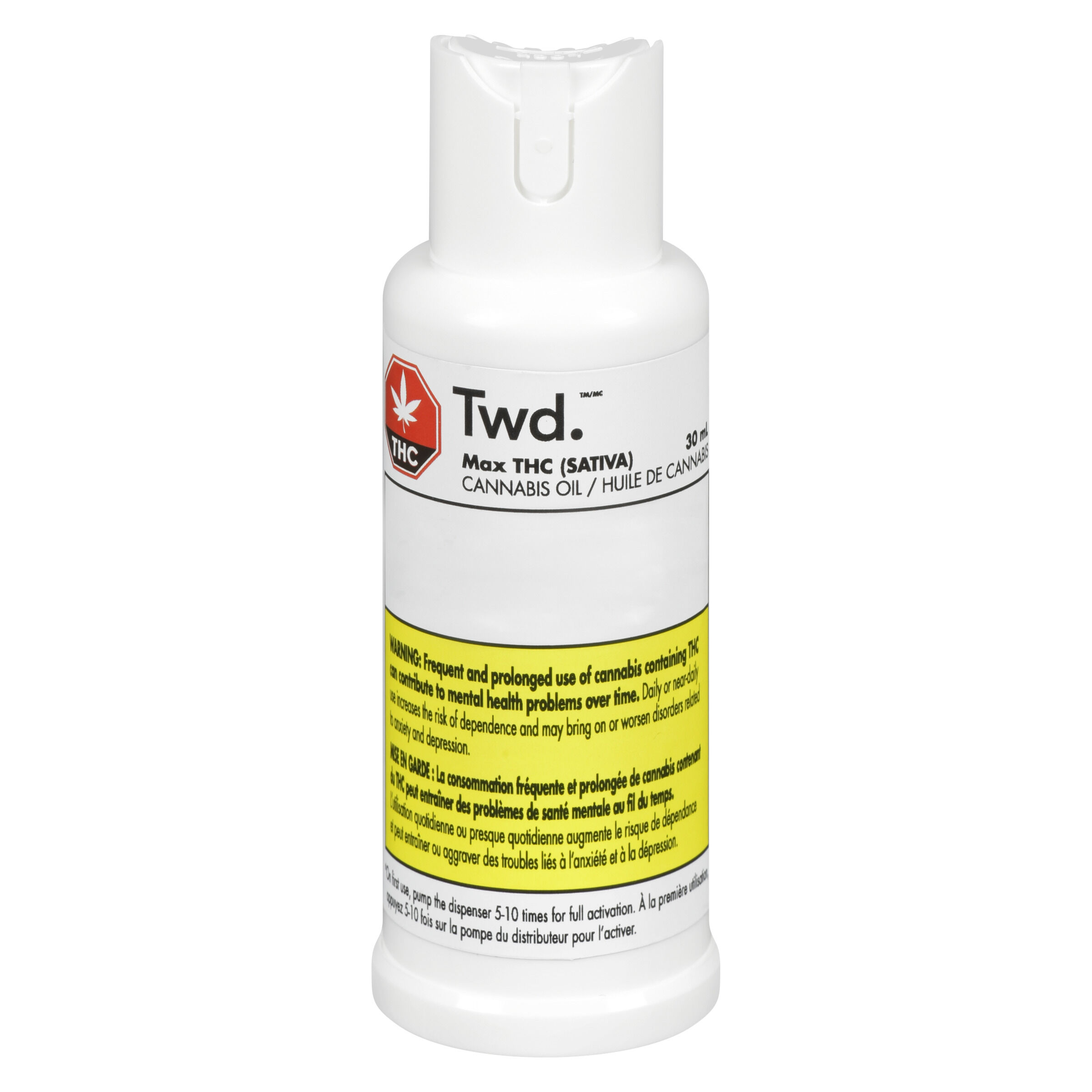 Twd - Max Thc (Sativa) Cannabis Oil -  Sativa 28.5G