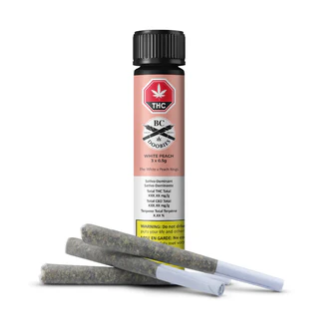 Bc Doobies - White Peach Pre-Rolls - BC Doobies : White Peach Pre-Rolls (3x0.5g)