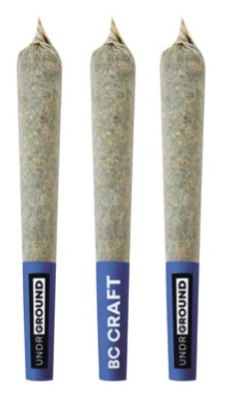 Undrground : Violator Kush Pre-Rolls (3pk)