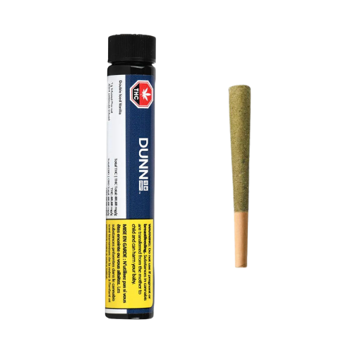 Dunn Cannabis : Double Iced Vanilla Infused Pre-Roll (1x1g)