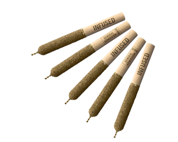 General Admission : Cherry Watermelon Distillate Infused Pre-Rolls (5x0.5g)