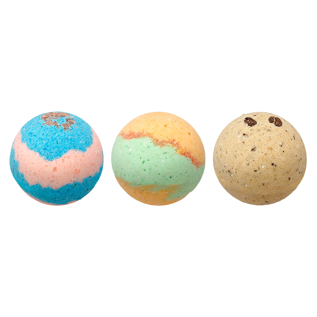Stewart Farms : Bath Bomb Triple Pk 1:1 (3x100mgCBD:100mgTHC)