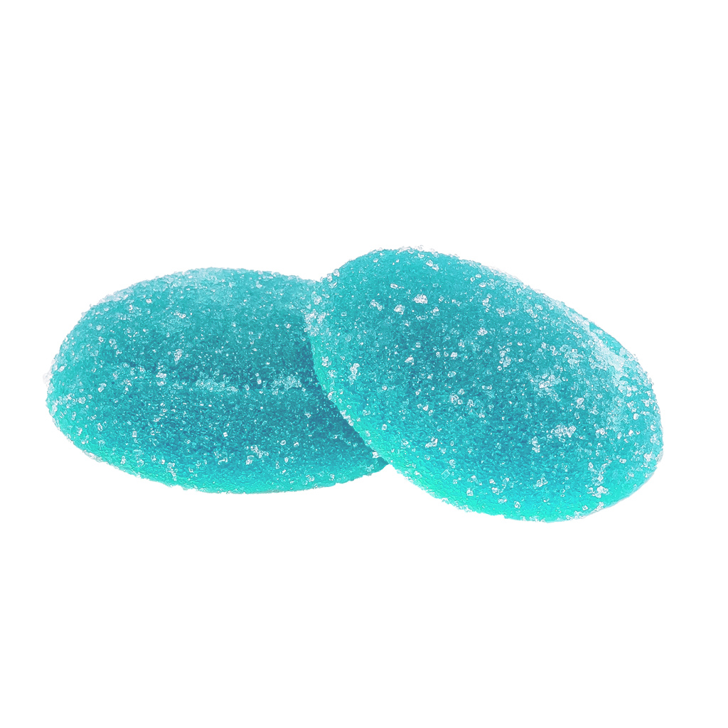 POCKET FIVES : BLUE RASPBERRY THC GUMMIES - BLUE RASPBERRY THC GUMMIES (2x.5mg)
