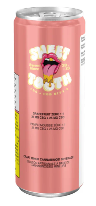 Sweet Tooth Zero : Grapefruit Zero CBG & CBD