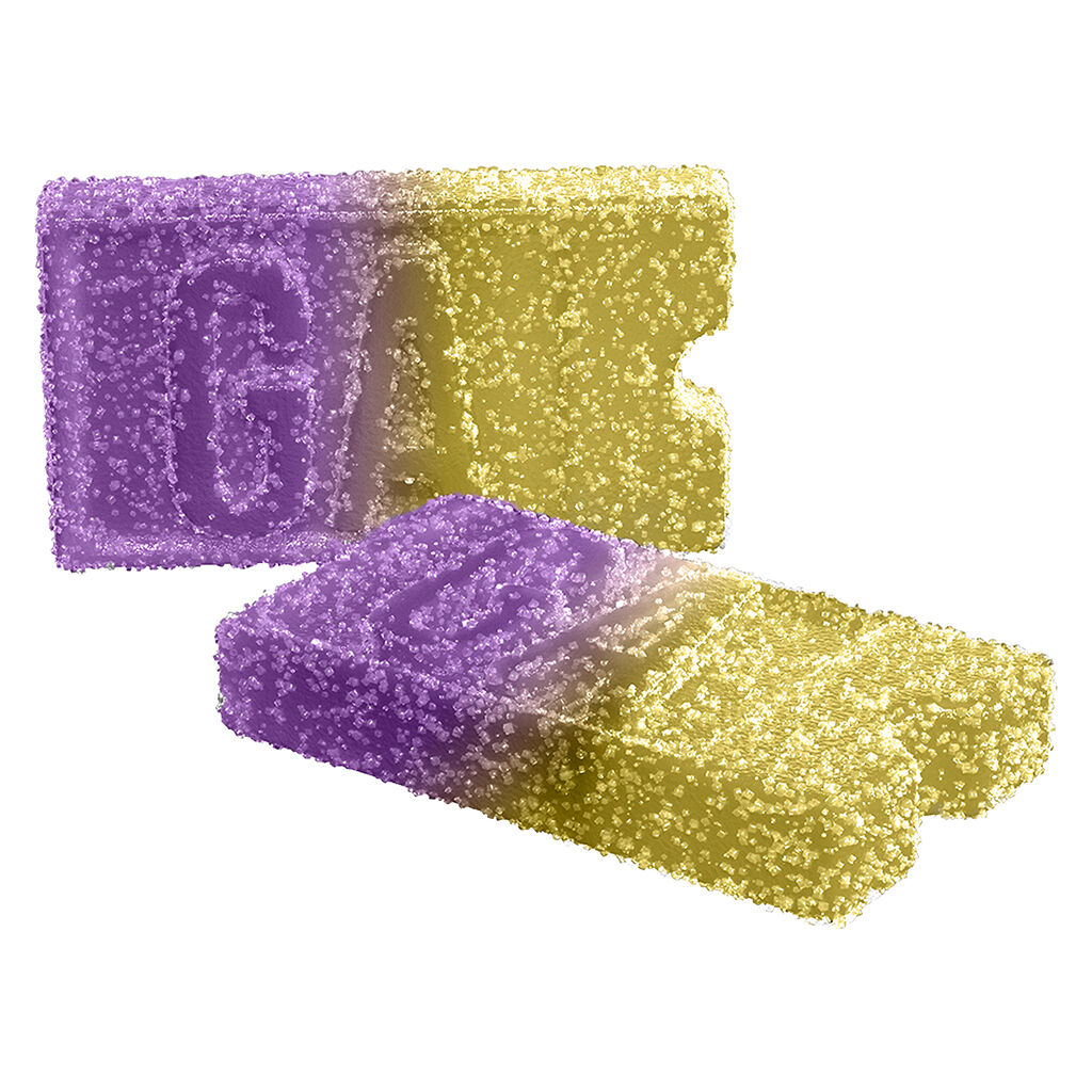 GENERAL ADMISSION : PASSION FRUIT MANGO THC & CBG SOFT 1:1 CHEWS (2 X 5MG THC/ 5MG CBG)