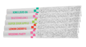 Claybourne : Flyers Frosted Flight Pack Infused Pre-Rolls (5pk)