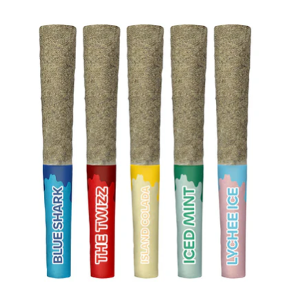 Sticky Greens : Five Of Diamonds Diamond Blend Infused Pre-Rolls (5pk)