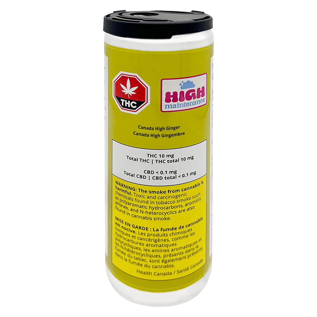 HIGH MAINTENANCE : CANADA HIGH GINGERALE - CANADA HIGH GINGERALE (10MG THC)