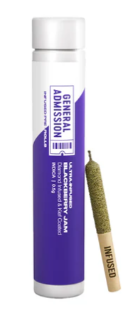 General Admission : Blackberry Jam Diamond Infused Pre-Roll (1pk)