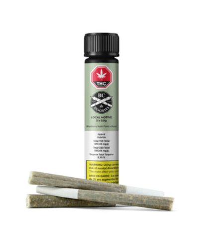 BC Doobies : Local Motive Pre-Rolls (3pk)