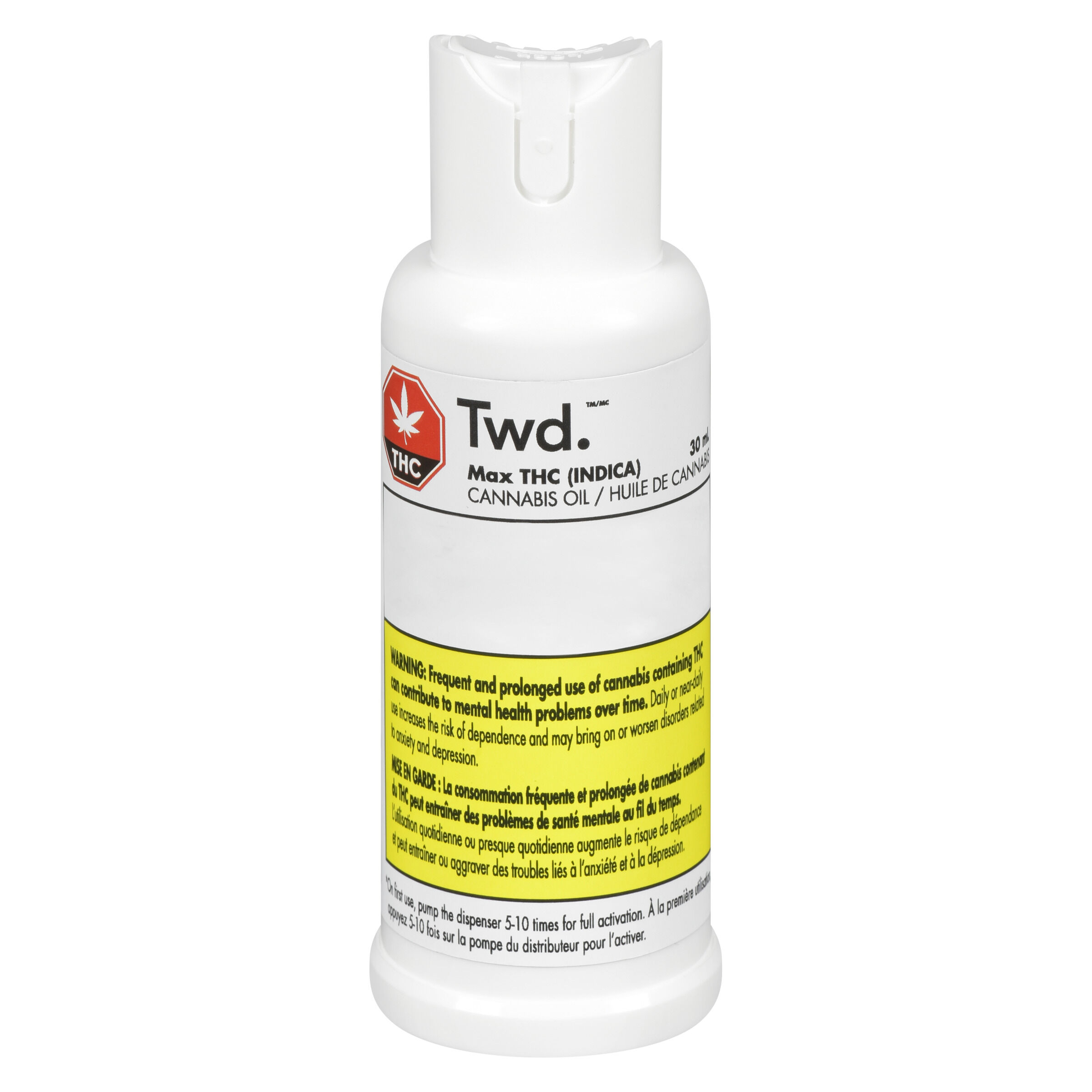 Twd - Max Thc (Indica) Cannabis Oil -  Indica 28.5G