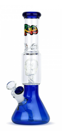 IRIE™ : 11" Dual Chamber Beaker Tube - 11" Dual Chamber Beaker Tube (pink)