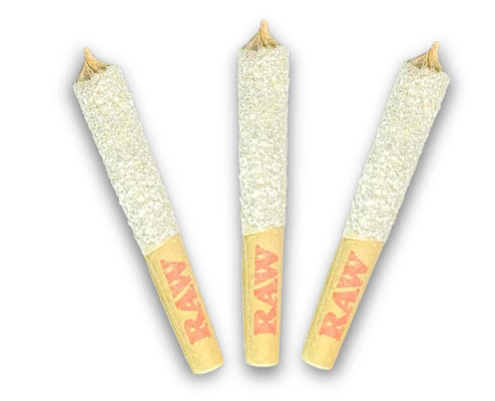 Dab Bods : Purple Elephant 50S Triple Infused Pre-Rolls (3x0.5g)