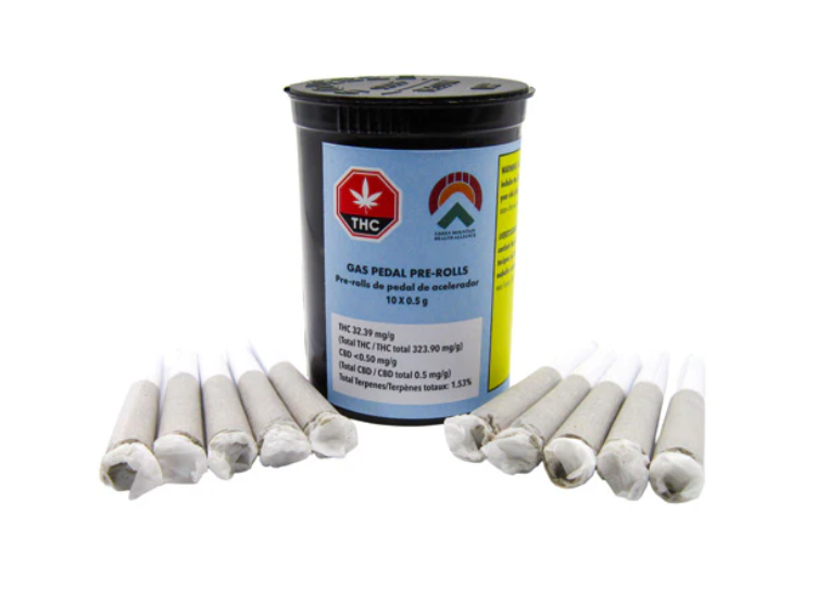 Green Mountain Health Alliance : Gas Pedal Pre-Rolls (10pk)