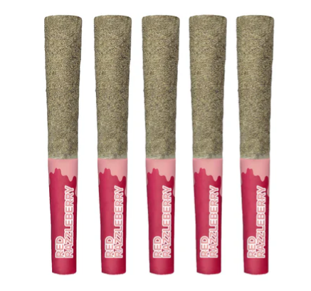 Sticky Greens : Red Razzleberry Diamond Blend Infused Pre-Rolls LTO (5pk)