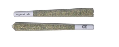Organnicraft : Papaya & Banana Pre-Rolls (2x0.75g)