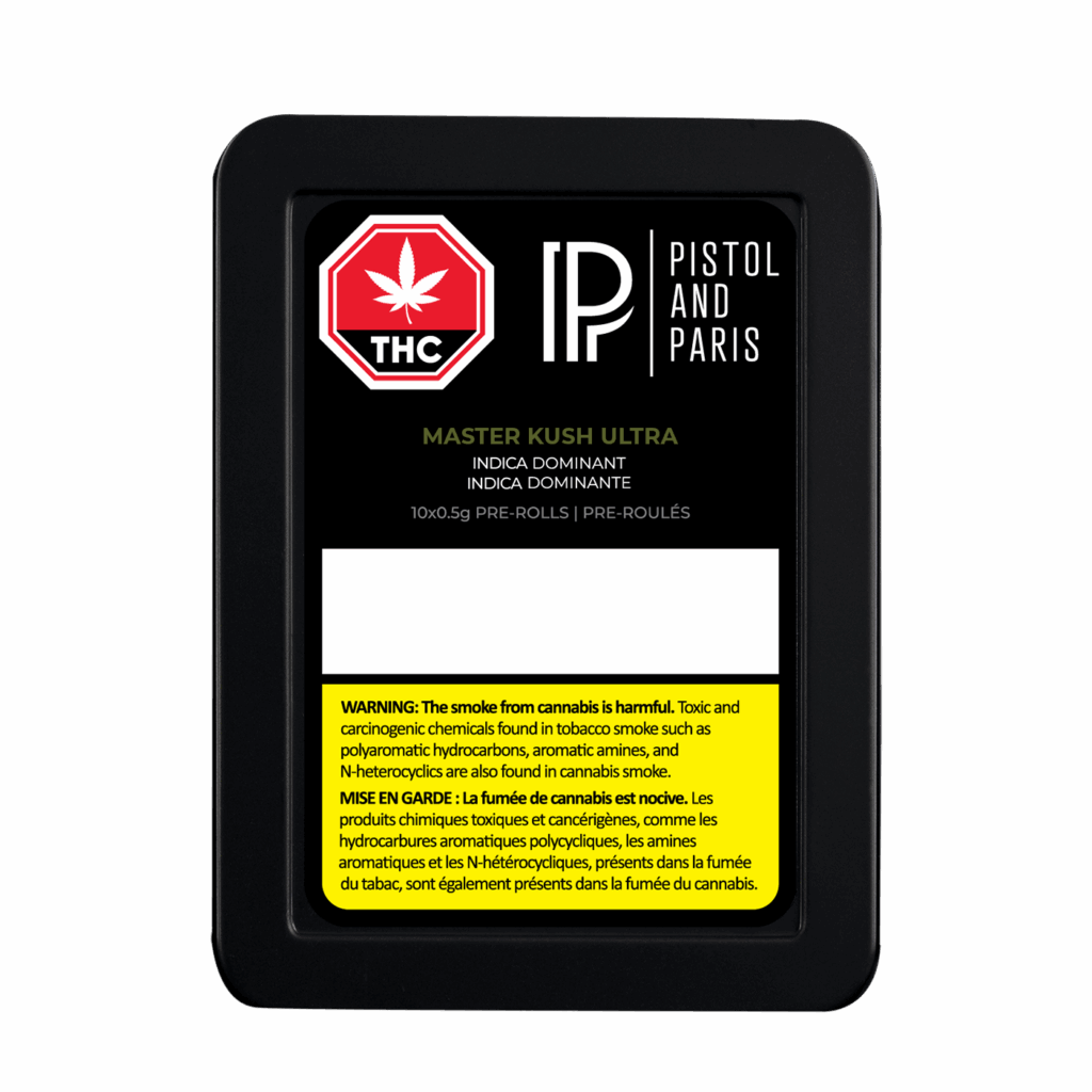 Pistol And Paris : Master Kush Ultra Pre-Rolls (10x0.5g)