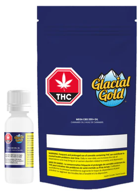 Glacial Gold : Mega CBD 200+ Oil (40mL)