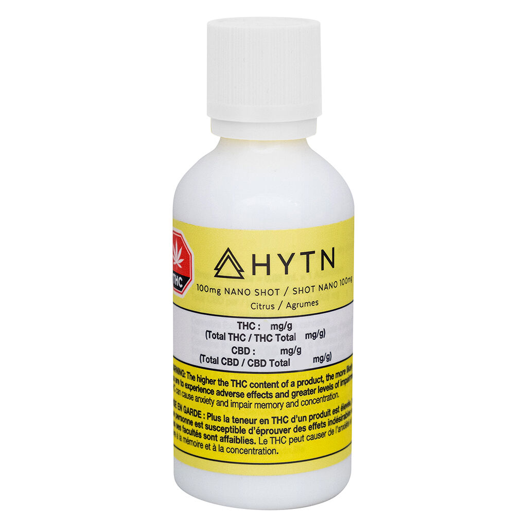Hytn : 100 Mg Nano Shot Citrus (50x2mgTHC)