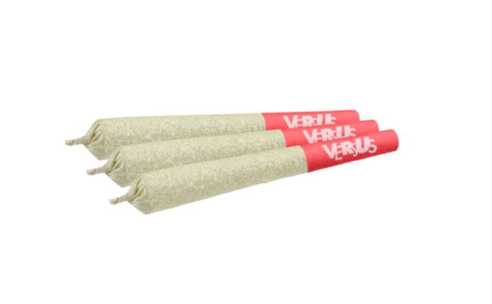 Versus : BC Purple Kush Shatter Infused Pre-Rolls  (3x0.5g)