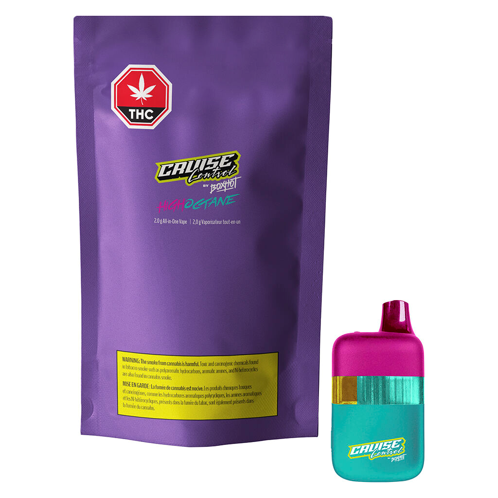 Cruise Control : High Octane Thc:Cbg All-In-One Vape 2.0G - BOXHOT Cruise Control : High Octane THC:CBG All-In-One Disposable Vape (2g)