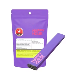 Happy Hour : Purple Puff Vape Pen Disposable (1g)