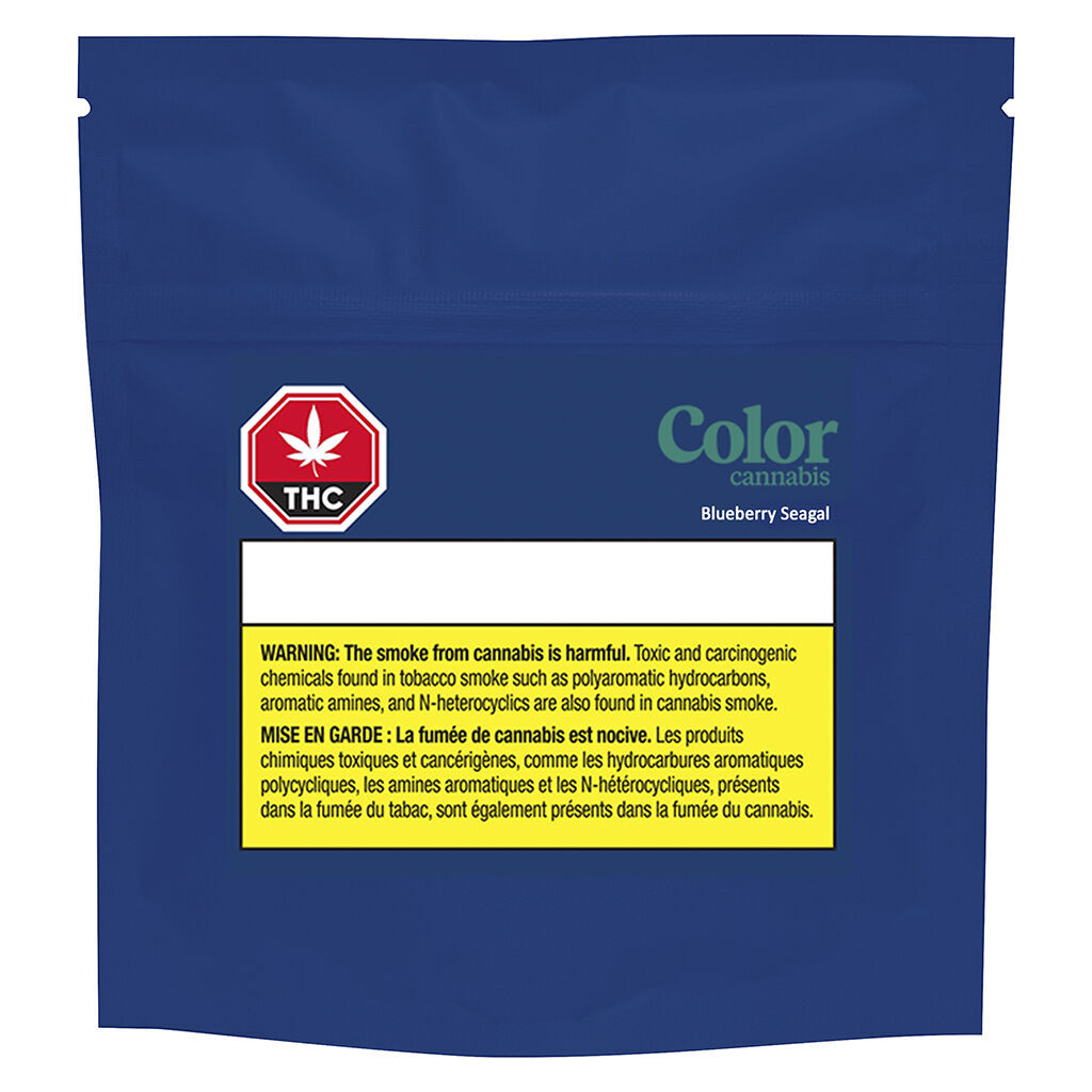 COLOR CANNABIS : BLUEBERRY SEAGAL PRE-ROLLS (2x.35g)