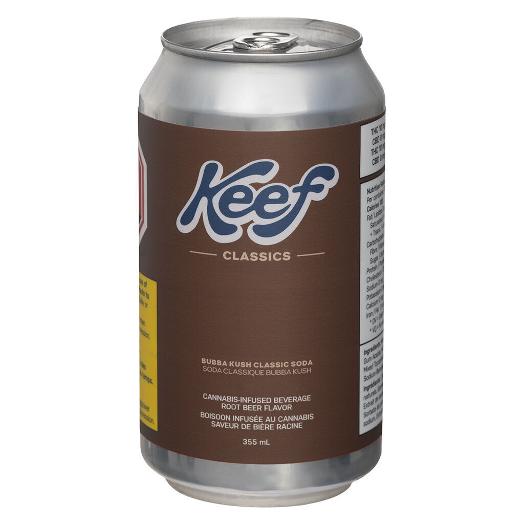 KEEF : CLASSIC SODA - BUBBA KUSH CLASSIC SODA (10mg THC)