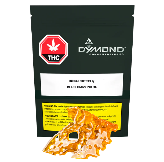 Dymond - Black Diamond Og Shatter - Dymond : Black Diamond OG Shatter (1g)