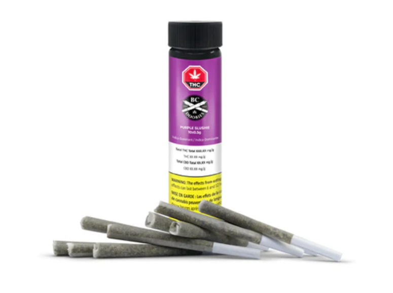 Bc Doobies : Purple Slushie Pre-Rolls - BC Doobies : Purple Slushie Pre-Rolls (10x0.5g)
