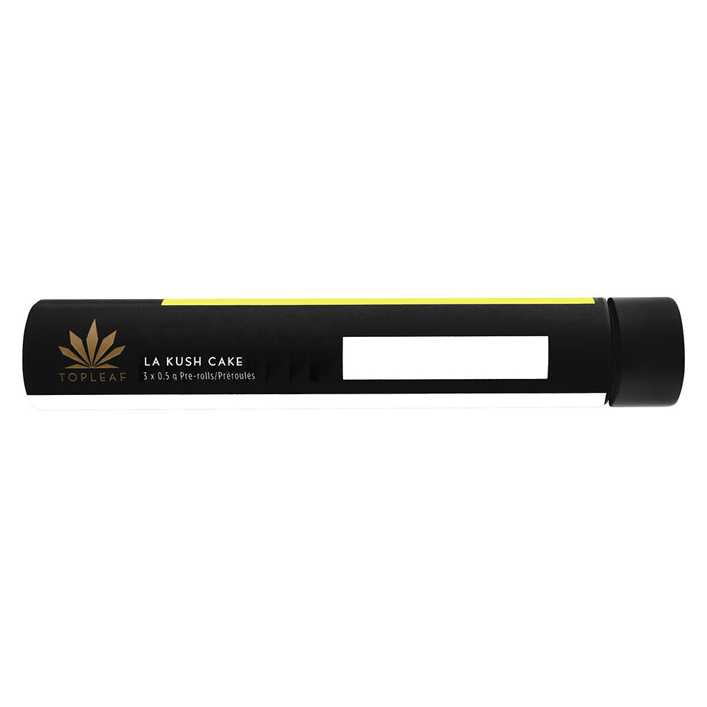 TOP LEAF : LA KUSH CAKE PRE-ROLLS - TOP LEAF :  LA KUSH CAKE PRE-ROLLS (3x.5g)