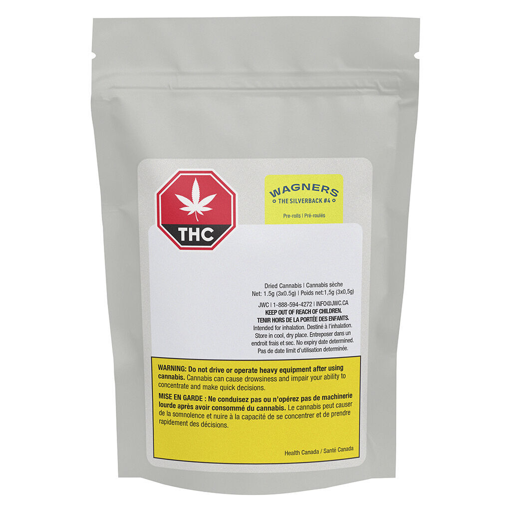 WAGNERS : THE SILVERBACK #4 PRE-ROLLS - THE SILVERBACK #4 PRE-ROLLS (3x0.5g)