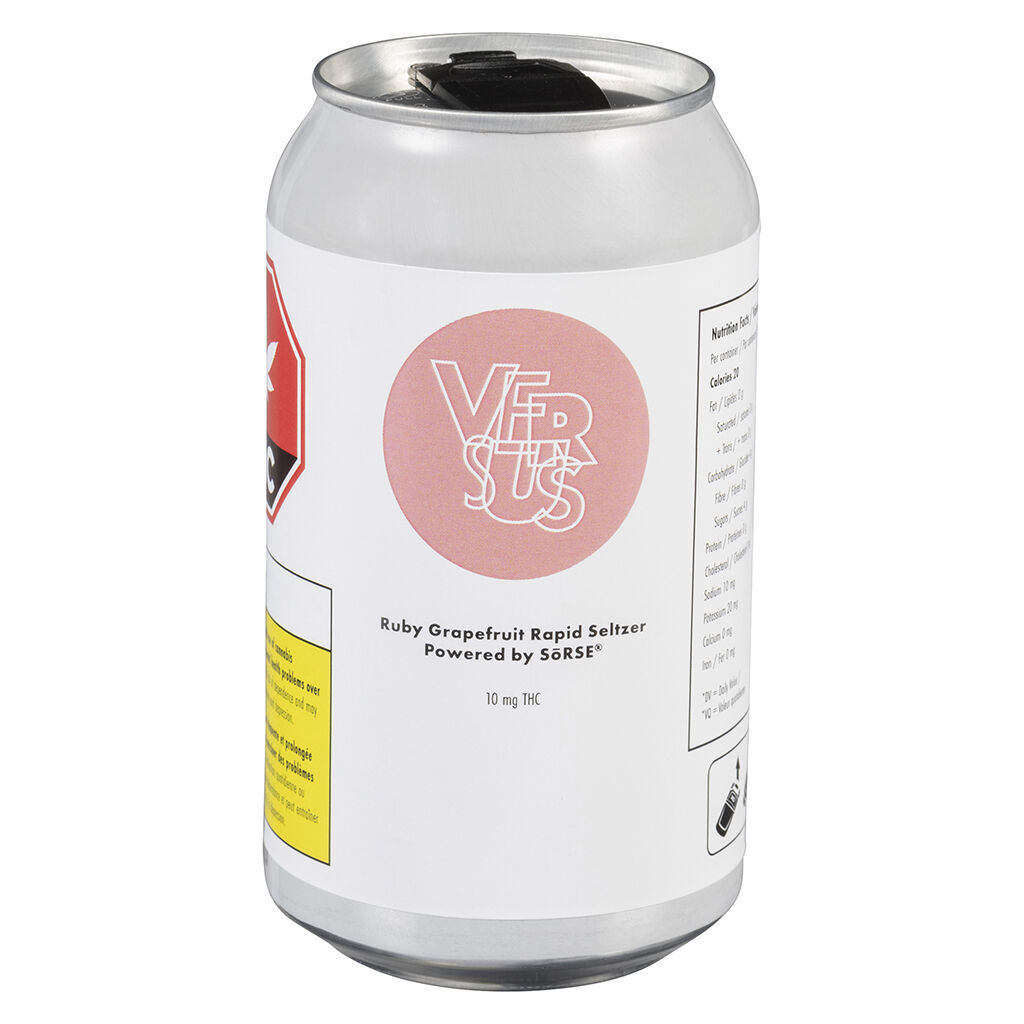 Versus : RUBY GRAPEFRUIT RAPID SELTZER BY SORSE - RUBY GRAPEFRUIT RAPID SELTZER BY SORSE (10mg)