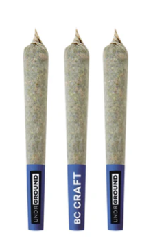Undrground : Violator Kush Hash Infused Pre Rolls (3x0.5g)