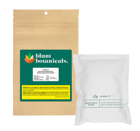Blunt Botanicals : Alaskan TF Zero Waste Bath Bomb