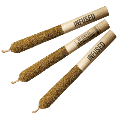 General Admission : Cactus Juice Distillate Infused Pre-Rolls (3x0.5g)
