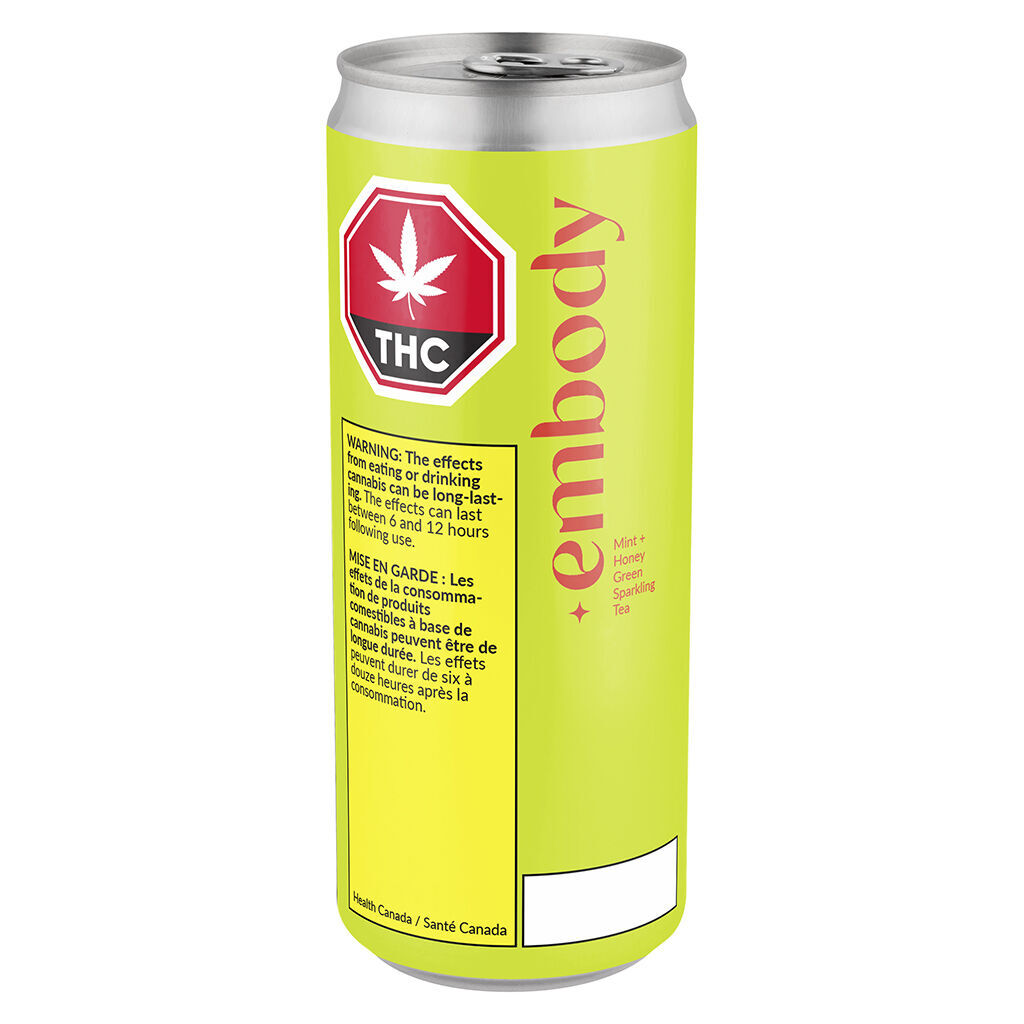 embody : MINT + HONEY SPARKLING GREEN TEA - MINT + HONEY SPARKLING GREEN TEA (355ml)