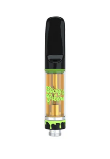 Sticky Greens : Red Razzleberry Liquid Diamond Blend Cartridge