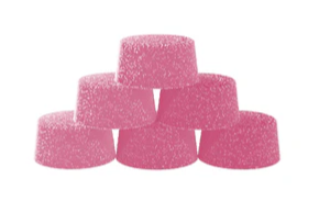 Biggies : Pink Lemonade Creamsicle Live Resin THC:CBD Chews (6x10mgTHC : 20mg CBD))