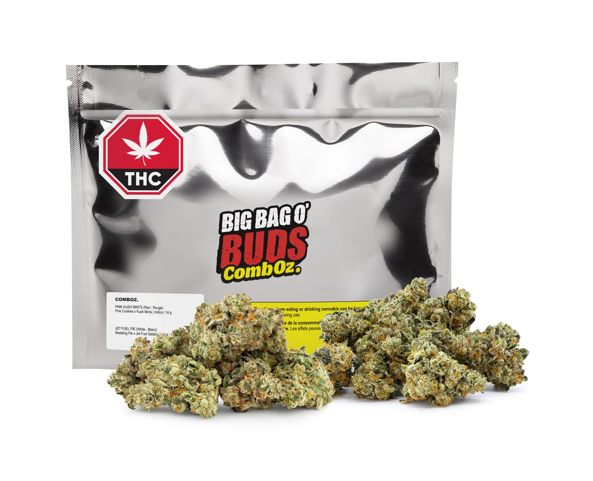 Big Bag O' Buds : Comboz: Pink Kush Mints + Jet Fuel Pie