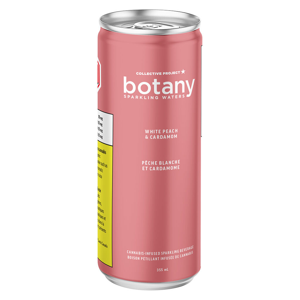Botany By Collective Project - White Peach & Cardamom Sparkling Botanical Water - 355Ml