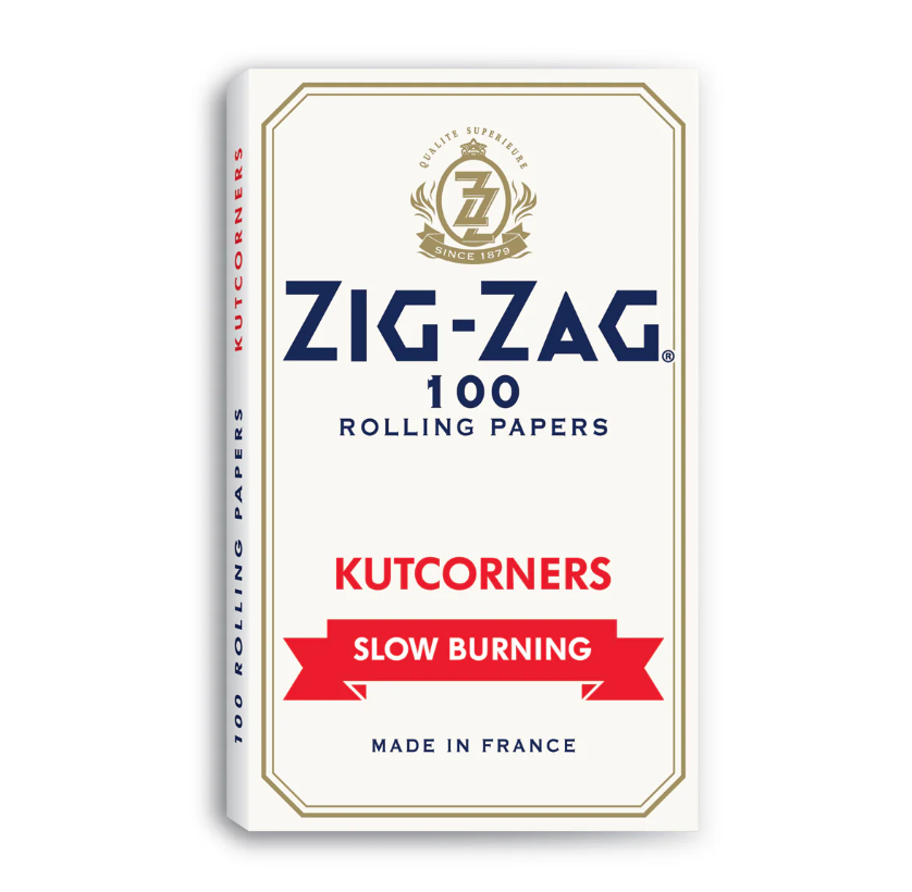 ZIG ZAG PAPERS - ZIG ZAG WHITE SINGLE WIDE